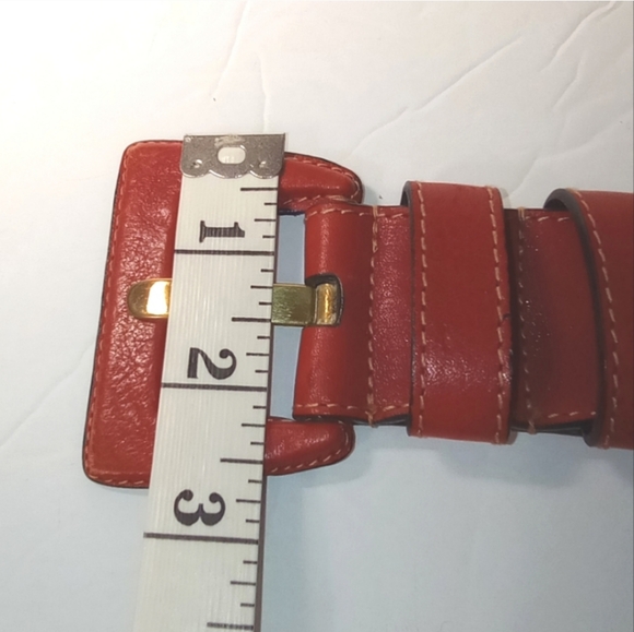Ben King B Altman & Co Fifth Avenue NY From Italy Red Women\'s Belt Size 28\